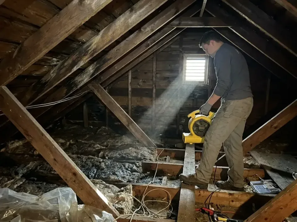 attic-water-damage-drying-proc-007 — frequently asked questions, Emergency Water Extraction & 24/7 Flood Response in Meadvil…